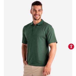 SCOTTeVEST Hidden 3 Pocket Bamboo Polo Size XL Forest Green Utility Outdoors